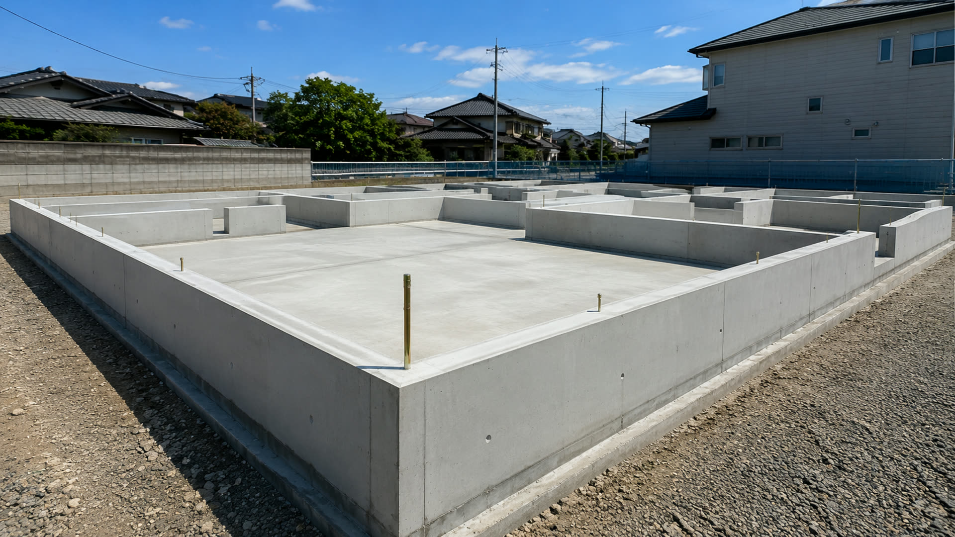 完成した基礎